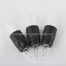 30mm Silica Rubber Tattoo Tubes with Clear Tips